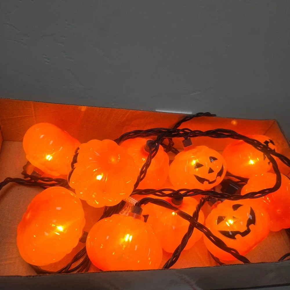 Vintage All Hallows Eve Halloween Light 5 Mix Sets Bundle Decor Pumpkins & Ghost